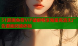 51漫画免费VIP破解畅享海量高清无广告漫画阅读体验