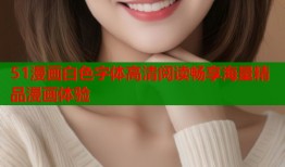 51漫画白色字体高清阅读畅享海量精品漫画体验