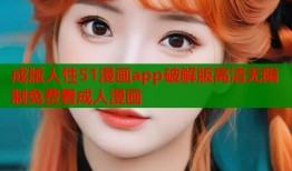 成版人性51漫画app破解版高清无限制免费看成人漫画