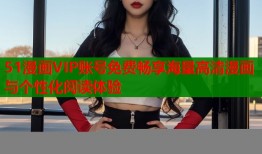 51漫画VIP账号免费畅享海量高清漫画与个性化阅读体验