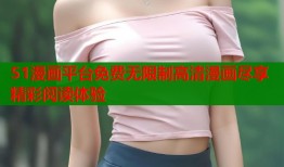 51漫画平台免费无限制高清漫画尽享精彩阅读体验